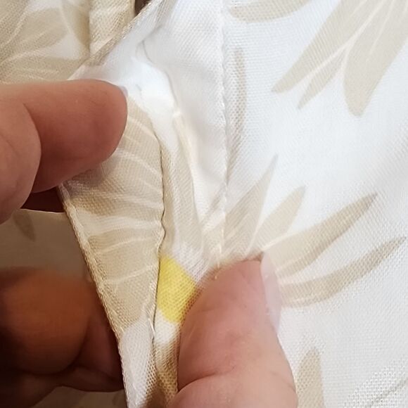 4X 26W Tan Torrid Daisy Double Gauze Ruffle Button Front Tank Top Square Neck Su - Picture 8 of 10